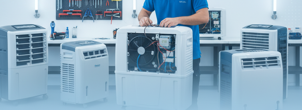 Fondo aire acondicionado portátil